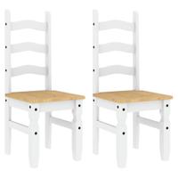 3-delige Eethoek Panama massief grenenhout wit - thumbnail