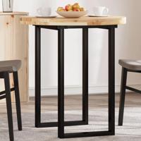 Tafelblad rond 70x4 cm massief acaciahout - thumbnail