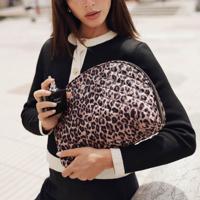 Toilettas dames groot - panterprint - MŌSZ Ise - thumbnail