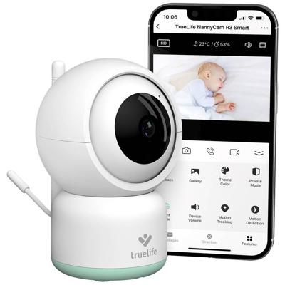 truelife TrueLife NannyCam R3 Smart Videobabyfoon WiFi 2.4 GHz