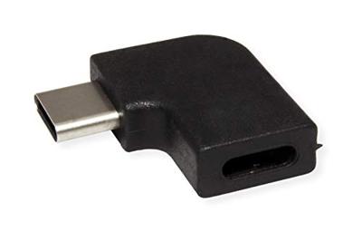 VALUE Adapter, USB 3.2 Gen 2, Type C - C, M/F, 90° Haaks, zwart