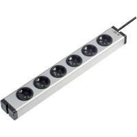 Ehmann 0600x00062031 Stekkerdoos 6-voudig Aluminium Randaarde stekker 1 stuk(s) - thumbnail