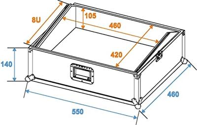 Roadinger MCB-19 Flightcase (l x b x h) 270 x 580 x 500 mm