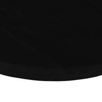 Tafelblad 100x50x4 cm ovaal massief eikenhout donkerbruin - thumbnail