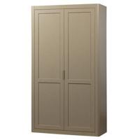 WOOOD Opbergkast 'Gunnar' Grenenhout, 217 x 120cm, kleur Mud - thumbnail