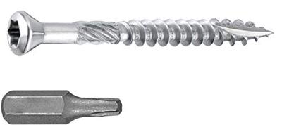 Connex Terrasschroef Tx25 5X50 100St Rvsc1 - DK3230002 Connex Terrasschroef Tx25 5X50 100St Rvsc1 - DK3230002