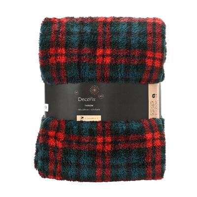 Sprei polyester L130b170h0,8 cm rood II Decoris - Decoris Sprei polyester L130b170h0,8 cm rood II Decoris - Decoris