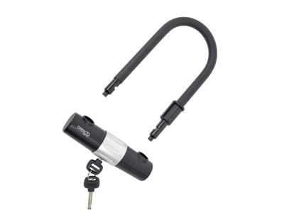 Dresco u slot 18 x 26 cm RVS/polyester zwart/zilver 4 delig