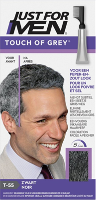 Just For Men Touch of Grey T-55 Zwart Just For Men Touch of Grey T-55 Zwart