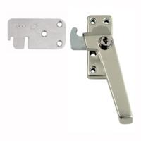 AXA 3319 Veiligheids raamsluiting F2 met cilindersluiting, nok en haakschoot sluithaak rechtsdraaiend - 3319-71-92/GE - thumbnail