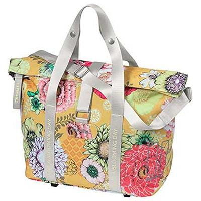 Basil bloom field mik fietshandtas - geel, compact en duurzaam - 8-11l
