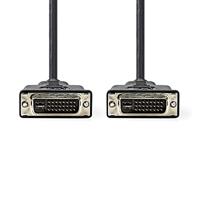 Nedis CCGP32050BK20 Dvi-kabel Dvi-i 24+5-pins Male - Dvi-i 24+5-pins Male 2,0 M Zwart - thumbnail