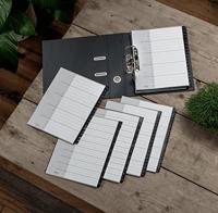 Leitz Recycle tabbladen, ft A4, 11-gaatsperforatie, PP, zwart, 1-20 - thumbnail