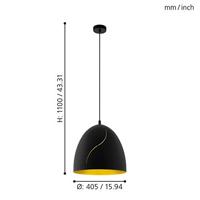 Eglo Design hanglamp Hunningham Ø 40,5cm 43067 - thumbnail