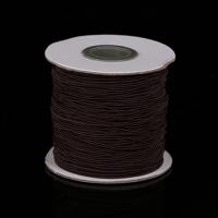 50m/zak 0.5 mm ronde elastische koord beading stretch draad/koord/touw voor ketting armband sieraden maken (bruin) - thumbnail
