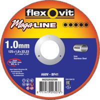 Flexovit dss mega-line 180x1.6x22.23 a36v t41 rvs | 25 stuk stuks - thumbnail