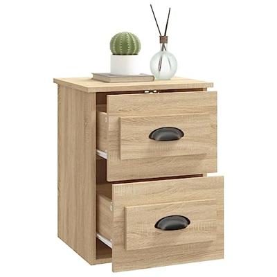 Nachtkastje wandgemonteerd 41,5x36x53 cm sonoma eikenkleurig Nachtkastje wandgemonteerd 41,5x36x53 cm sonoma eikenkleurig