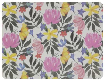 HEMA Placemat 32x42 Kunststof Bloemen (multicolor)