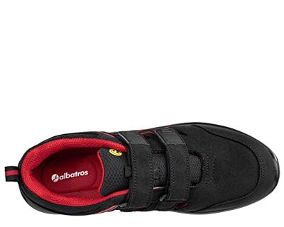 Albatros CLIFTON AIR LOW ESD SRC 648780200000039 Veiligheidsandalen S1 Schoenmaat (EU): 39 Zwart, Rood 1 paar