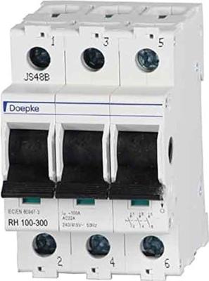 Doepke 09981063 RH 063-400 Hoofdleidingsveiligheidsschakelaar 4-polig 63 A 240 V, 415 V Doepke 09981063 RH 063-400 Hoofdleidingsveiligheidsschakelaar 4-polig 63 A 240 V, 415 V