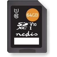 Nedis Geheugenkaart | SDXC | 64 GB | UHS-I | 1 stuks - MSDC64100BK MSDC64100BK - thumbnail