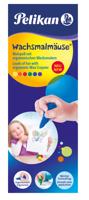 Pelikan waskrijtjes in muisvorm, assorti, doos van 6 stuks - thumbnail