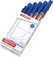 Whiteboardmarker edding 250 rond 1.5-3mm blauw | 10 stuks - thumbnail