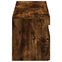 Tv-meubels 2 st met LED-verlichting 60x35x40 cm gerookt eiken - thumbnail