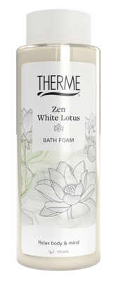 Zen white lotus relaxing bath foam