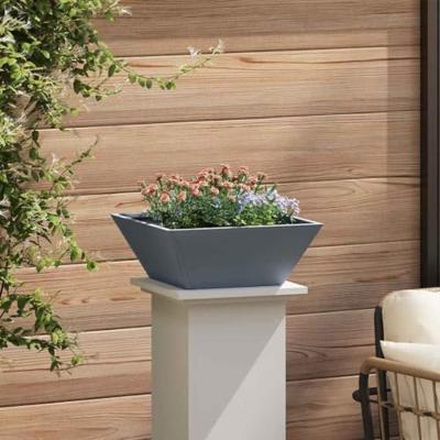Tuin Kom Plantenbak 5 pcs Antraciet 40 x 40 x 15 cm Staal - thumbnail