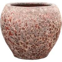 Lava Relic pink balloon bloempot 54x50 cm - thumbnail