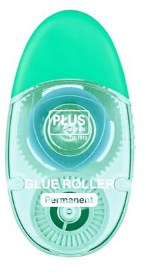 PLUS lijmroller, 6 mm x 12 m, groen, blister van 1 stuk PLUS lijmroller, 6 mm x 12 m, groen, blister van 1 stuk