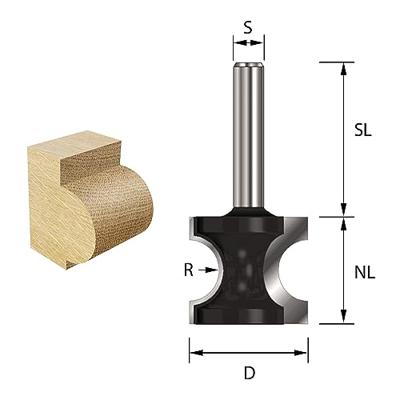 ENT HM kraalprofielfrees R3.2, Kolf 8mm - 7914441