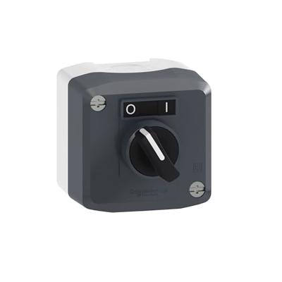 Schneider Electric XALD134 Harmony XALD134 Keuzetoets In behuizing Draaischakelaar Donkergrijs, Lichtgrijs 1 x 90 ° Draai-ontgrendeling 1 stuk(s)