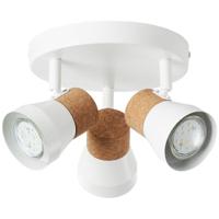 Brilliant Kurken plafondspotMoka 3-lichts - 75734/75 - thumbnail