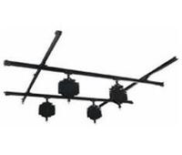 Bresser railsysteem uitbreidingsset naar 3x6 m (2 x rails, 4 x plafondbevestiging en 8 x schroef) - thumbnail