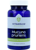 Vitakruid Mucuna pruriens 400 mg minimaal 25% L-Dopa Capsules - thumbnail