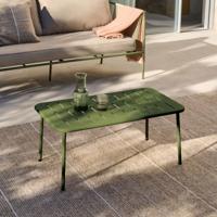 Kave Home Outdoor Salontafel 'Zivia' 90 x 50cm, kleur Groen - thumbnail