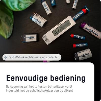 Ansmann Batterij tester comfortcheck LCD