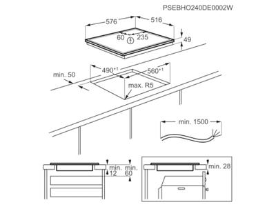 AEG 5000 Induction - inductiekookplaat, 60 cm OIN64A00XB