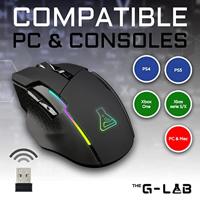 Wireless RGB Gaming Mouse De G -LAB 7200 DPI - Zwart - thumbnail