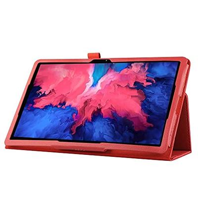 Lunso - Stand flip sleepcover hoes - Lenovo Tab P11 / P11 Plus - Rood Lunso - Stand flip sleepcover hoes - Lenovo Tab P11 / P11 Plus - Rood