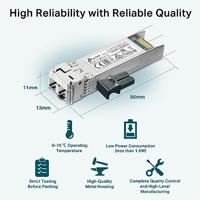 TP-LINK TL-SM5110-SR netwerk transceiver module Vezel-optiek 10000 Mbit/s SFP+ 850 nm - thumbnail