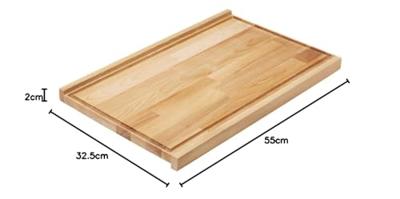 Metaltex beukenhouten plank 55x35x2 cm