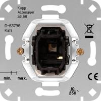Kopp pulsdrukker wisselcontact enkelpolig - thumbnail