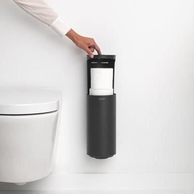 Brabantia MindSet Toiletaccessoires Set Antraciet Brabantia MindSet Toiletaccessoires Set Antraciet