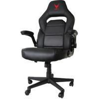Varr Riverside PC-gamestoel Gestoffeerde gevoerde zitting Zwart, Rood - thumbnail