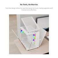 Montech KING 65 PRO Midi-Tower Tempered Glass ARGB Wit - thumbnail