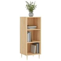 Dressoir 34,5x32,5x90 cm bewerkt hout sonoma eikenkleurig - thumbnail
