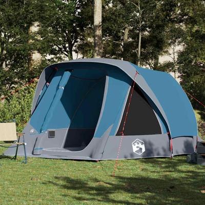 VidaXL Gezinstent 6-persoons waterdicht blauw